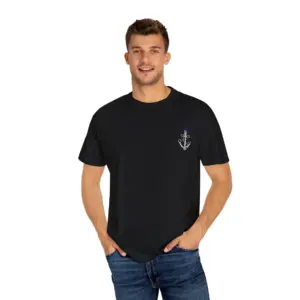 Camiseta unisex con diseño artístico original y teñido en prenda; una prenda única, suave y duradera de estilo auténtico, creada por el artista TODAYTP.